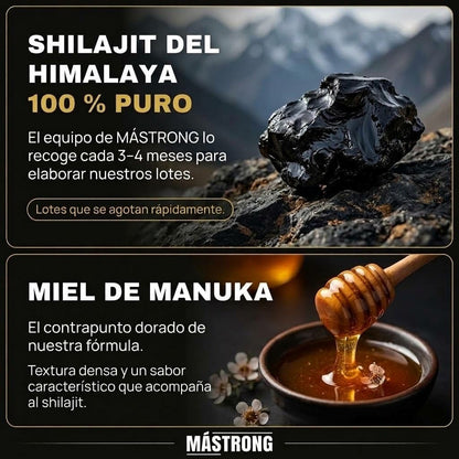 MÁSTRONG Shilajit - Más Dura Que Nunca Desde La Primera Semana
